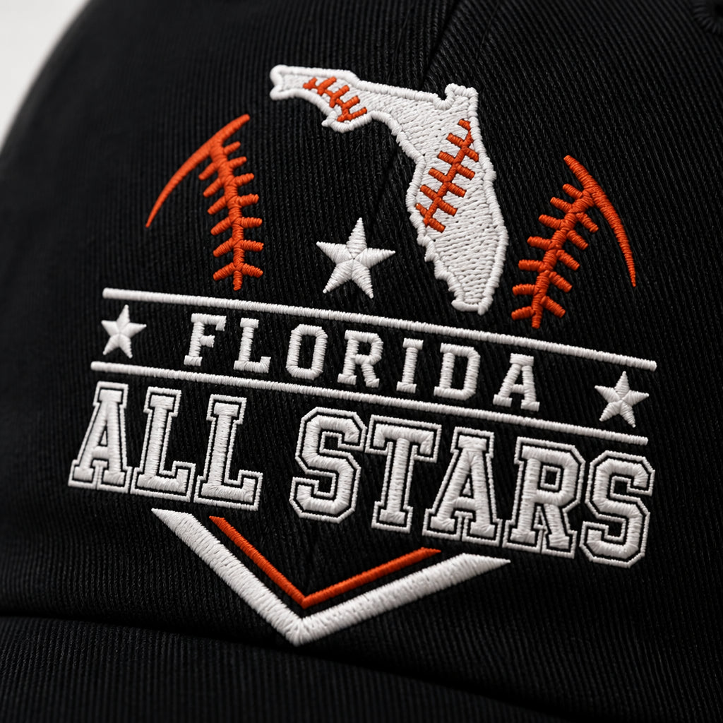 Florida All Stars Baseball Cap - How it is made