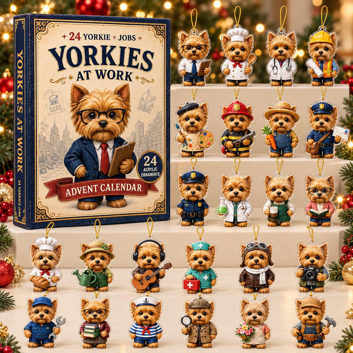 Yorkies At Work Advent Calendar 2026 - 24-Day Festive Countdown, Acrylic Charms Blind Box - Gift For Yorkshire Terrier Lovers 0c9baa9f-640e-4206-9260-cbbe3ca154aa-yorkie-box-charms.png