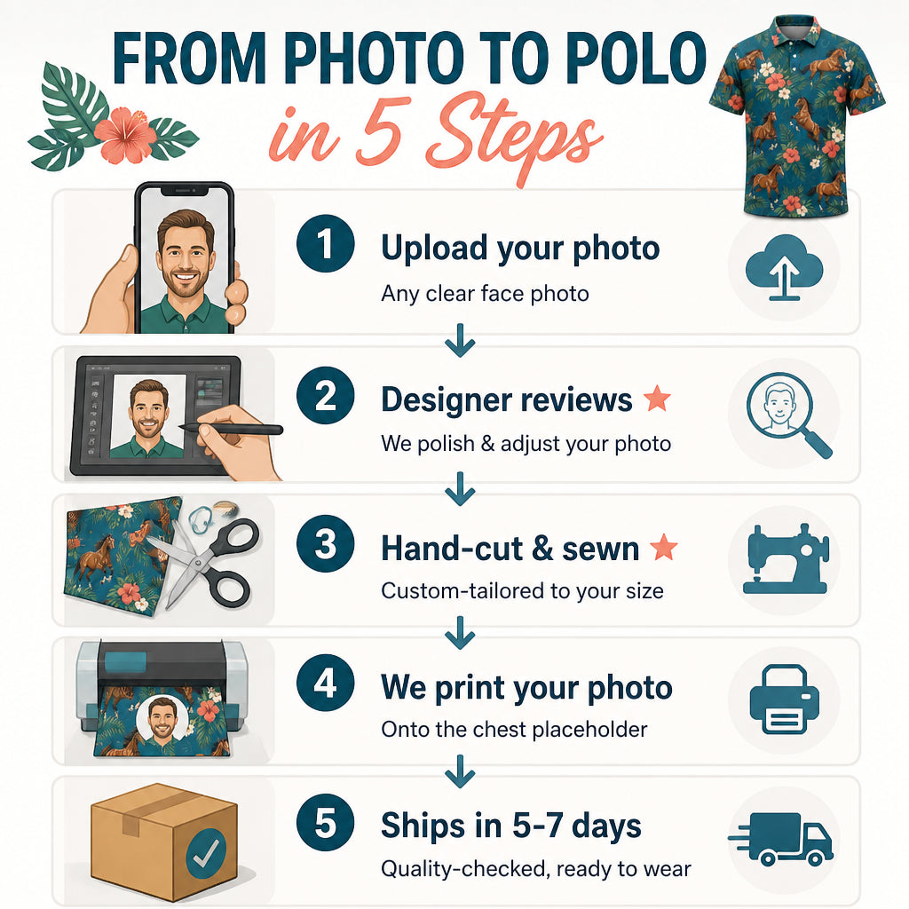Tropical Horses AOP Polo - Polo shirt - All over printed 0ca741f4-4e9d-470e-918a-c10926caea4b.jpg