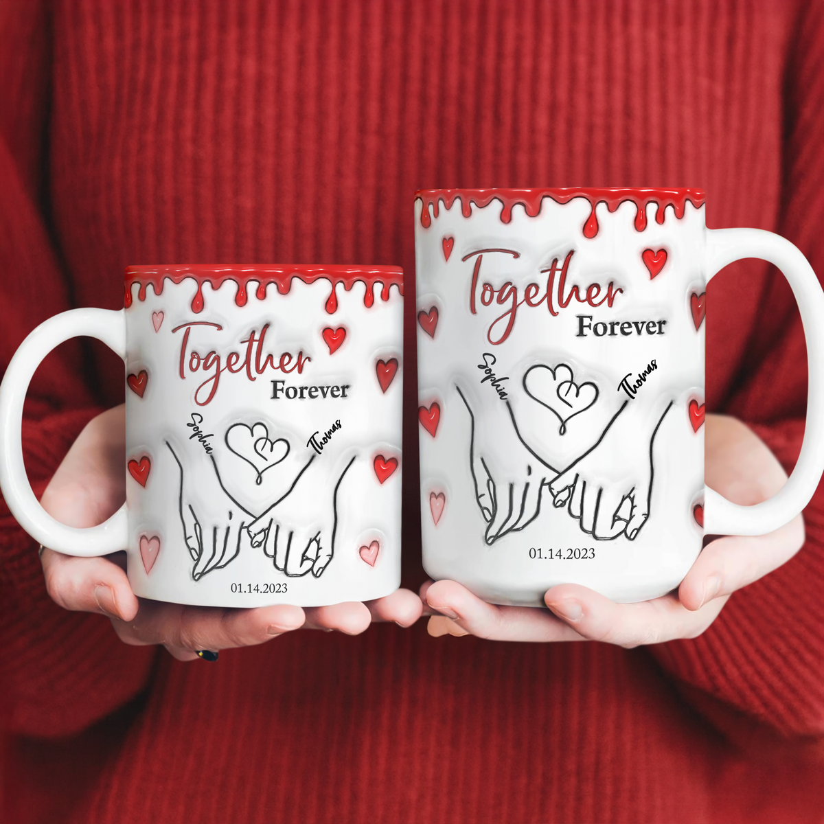 Custom Name Romantic Couple Gifts - Personalized Mug 14129806-d6a0-4976-ad0e-d38fb228f050-MK-6-C-m-tay-2-size.png