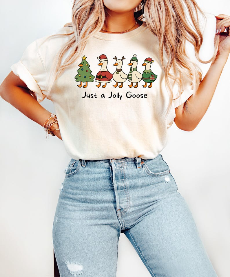 Funny Goose Shirt Just A Jolly Goose Shirt Christmas Goose Shirt Duck Christmas Shirt Funny Christmas Sweatshirt Cute Holiday Shirt 1760583802290.png