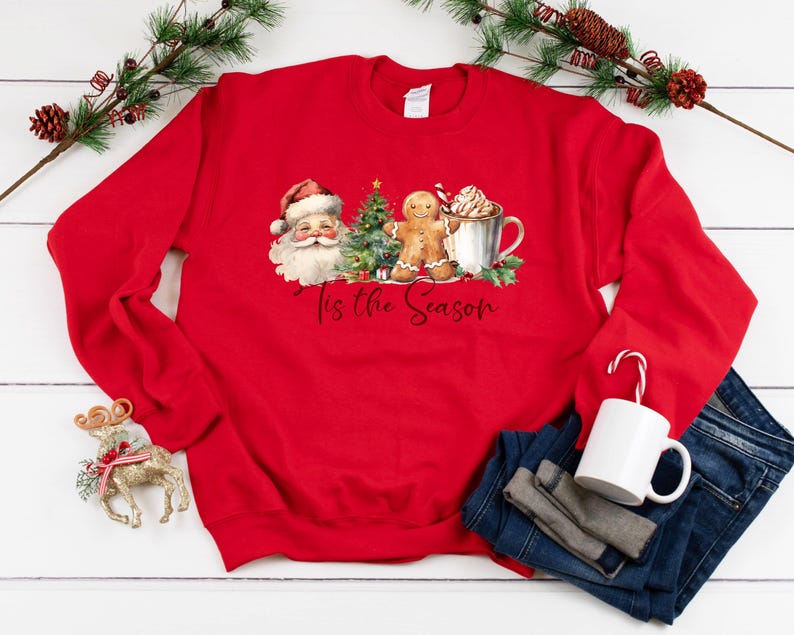 This Is The Season Sweatshirt Pajamas Christmas The Season Sweatshirt Merry Xmas Sweatshirt Christmas Shirt Cute Winter Sweatshirt 1762140377584.jpg