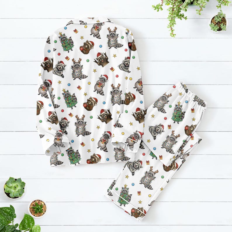 Raccoon Christmas Pajamas Set Cute Holiday Pjs For Adults Kids Festive Family Matching Sleepwear Cozy Xmas Gift Outfit 1764841836727.jpg