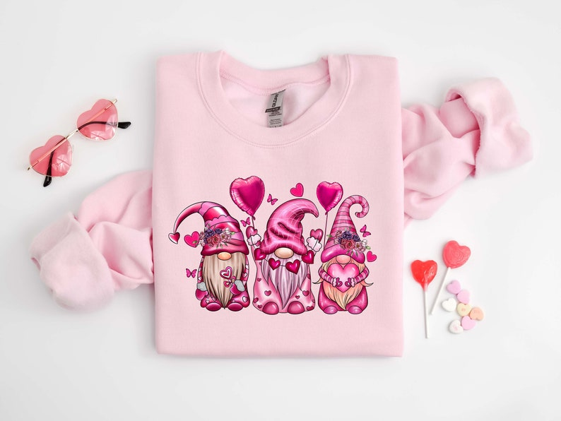 Gnomes Valentines Day Sweatshirt Gnome Hearts Sweatshirt Valentines Day Shirts For Women Valentines Day Gift Cute Gnome Sweatshirt 1768014446828.png