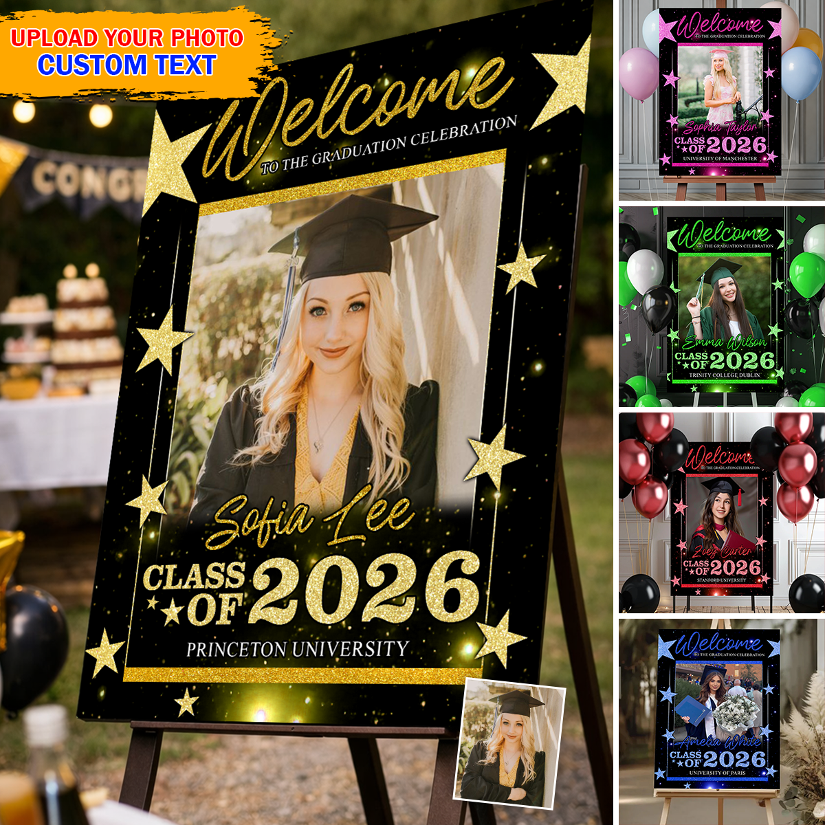 Class Of 2026 - Graduation Welcome Sign Party