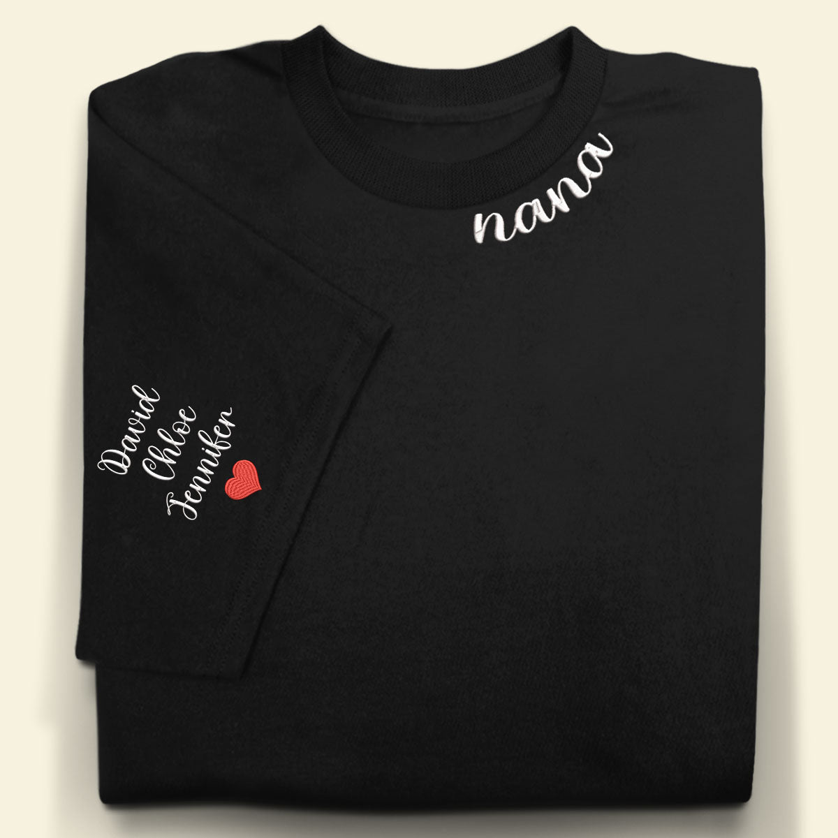 Mother and Kid Neck Sleeve Embroidered - Personalized Embroidered Apparel - Gift For Mother, Grandma 1_4aedc60e-2cf9-4d1b-a72d-101972974587.jpg?v=1742187588