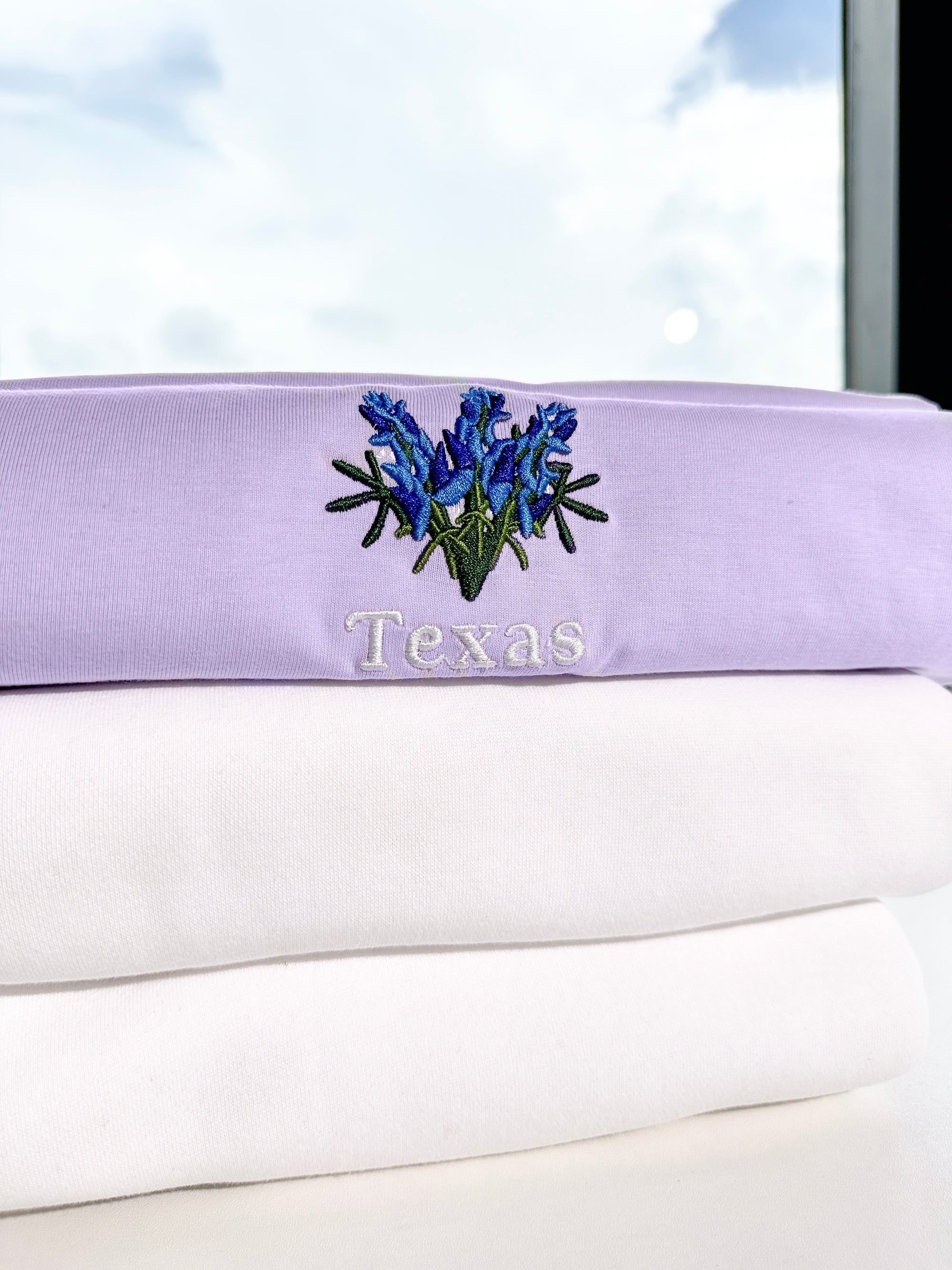 Texas Bluebonnets Sweatshirt, Embroidered Texas Shirt, Texas Crewneck Sweater, Embroidered Bluebonnets Shirt, Texas Bluebonnets 21_d95861f6-b2e8-4bf4-8212-658470ab5745.jpg?v=1743397365