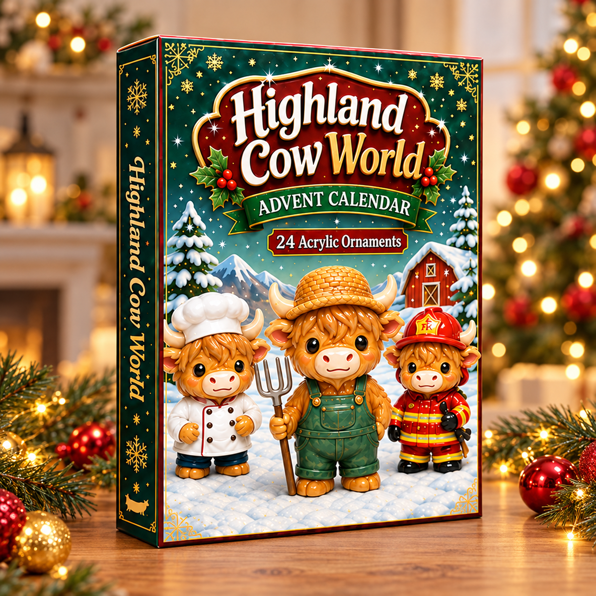 Highland Cow World Advent Calendar 2026 - 24-Day Festive Countdown, Acrylic Charms Blind Box - Gift For Highland Cow Lovers 2af19547-15ea-4e88-86ee-bcbd6b887c10-cow-box.png