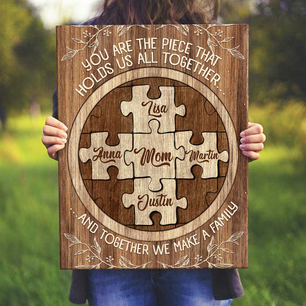 Mom Puzzle Sign With Kids Name You Are The Piece That Holds Us Together - Personalized Canvas - Gift For Mother 3_8668b11e-8fb9-40e9-87e6-8df2c9100aa1.jpg