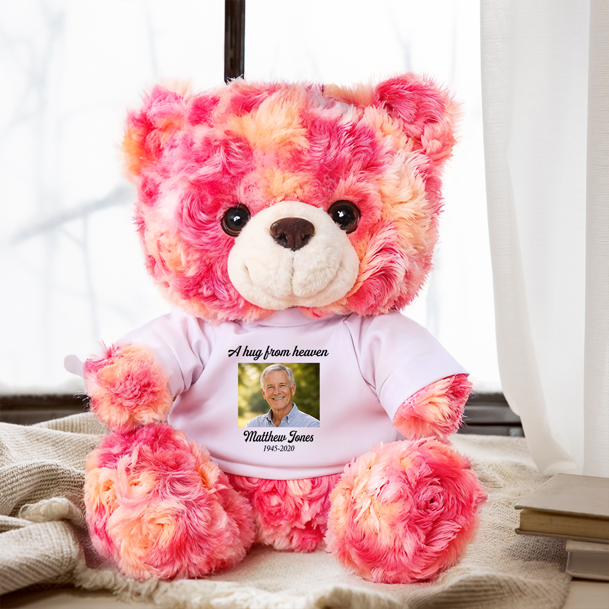 A Big Piece Of My Heart Lives In Heaven Teddy Bear