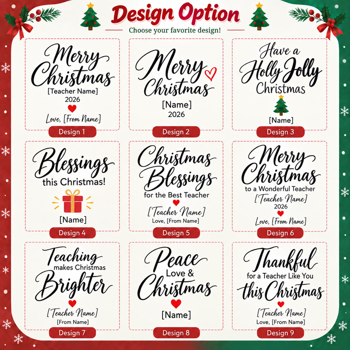Personalized Mini Glass Christmas Tree, Custom Teacher Christmas Gift, Name Ceramic Flower Pot, Holiday Desk Keepsake 3be5ec84-348e-4dec-aa8f-db02089b1a94-8.jpg