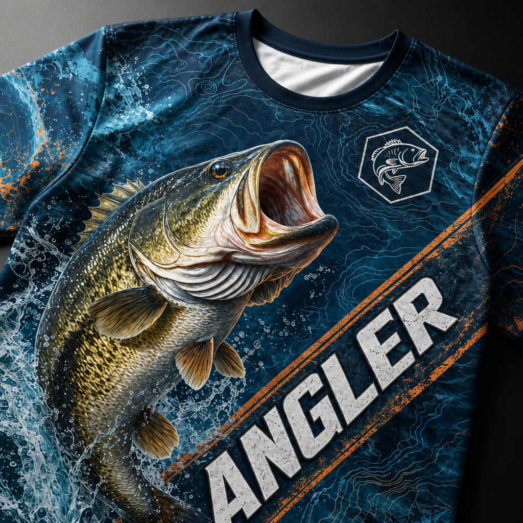 Personalized Largemouth Bass Angler AOP T‑Shirt - Personalized T-Shirt - All Over Printed 4c92f4cd-f232-42bf-af4d-e4a77d6f67e9.jpg