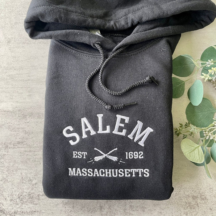Salem Massachusetts Embroidered Sweatshirt, Salem Sweatshirt, City Sweatshirt, Embroidered Halloween Sweatshirts, Hoodie, Black, Trendy 5_9384afee-4b41-483a-ad33-1e5a6c9c8f95.jpg?v=1743397367