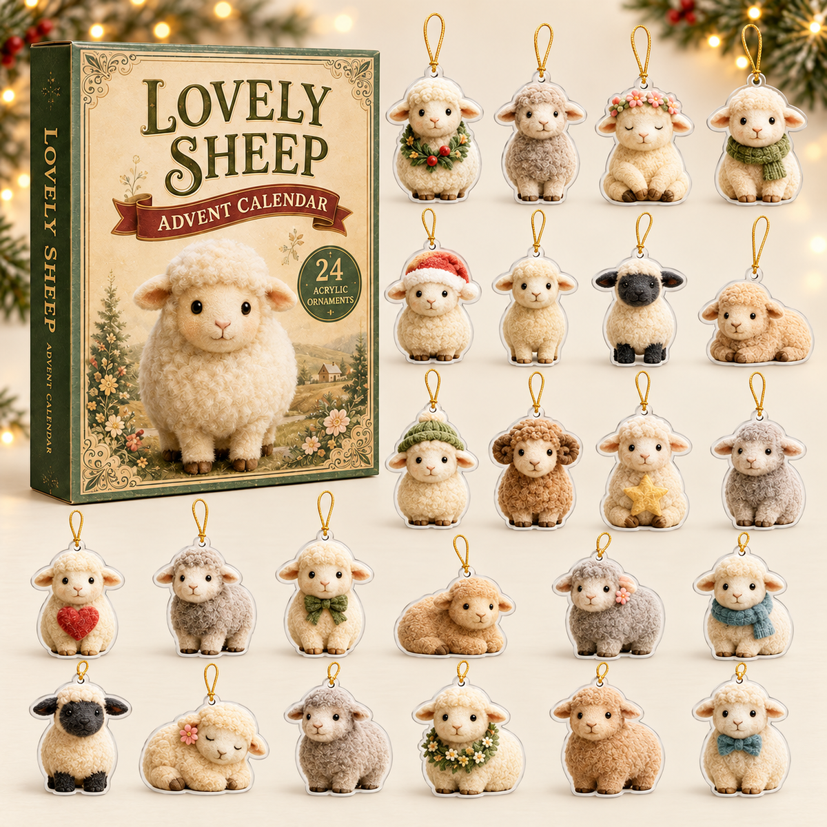 Lovely Sheep World Advent Calendar 2026 - 24-Day Festive Countdown, Acrylic Charms Blind Box - Gift For Sheep Lovers 5c027cd7-b390-460b-8a1f-d9f58768fb9b-sheep-box-charms.png