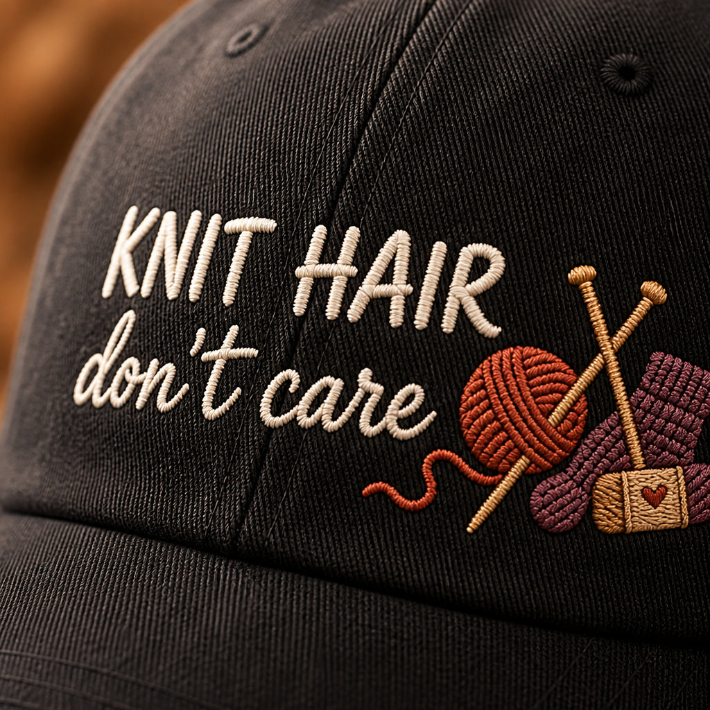 Knit Hair Dont Care Cap - How it is made