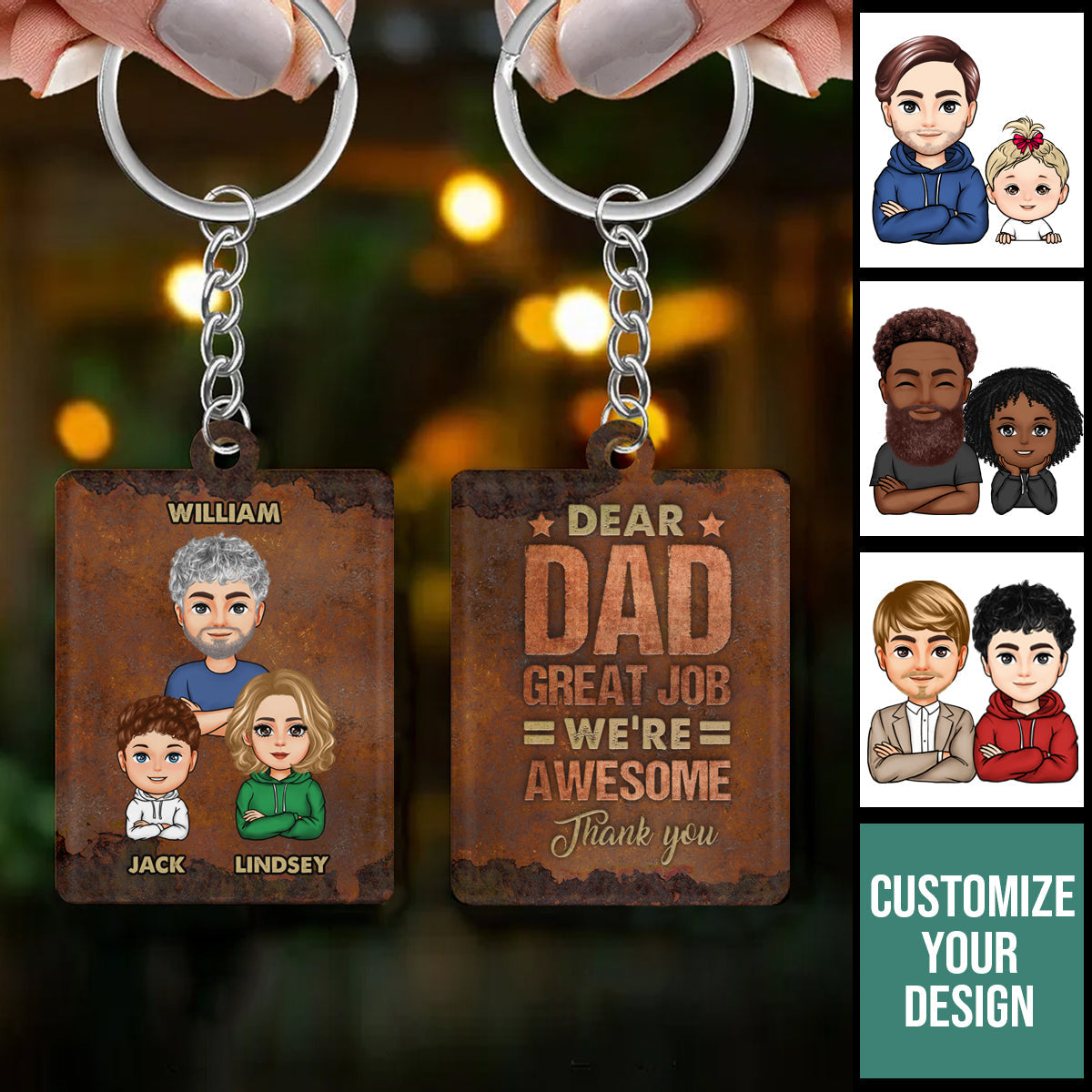 Dear Dad Great Job - Personalized Acrylic Keychain - Gift For Father, Grandpa BANNER_2_76b47be2-c9c3-45b6-9058-e6adf8aab483.jpg
