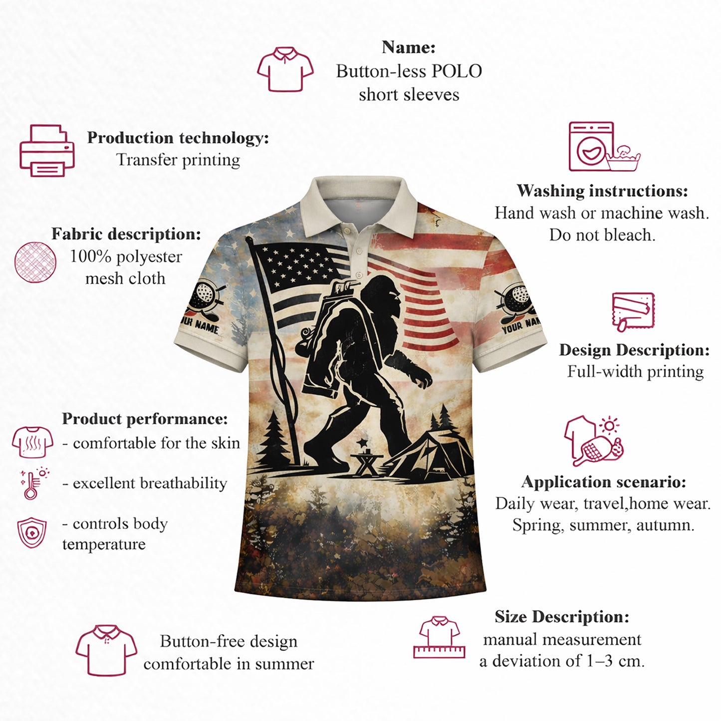 Golf Polo Shirt Men Funny Golf Quote American Flag Bigfoot Sasquatch Graphic Shirt Breathable Mesh Top GIA26040105_4.jpg