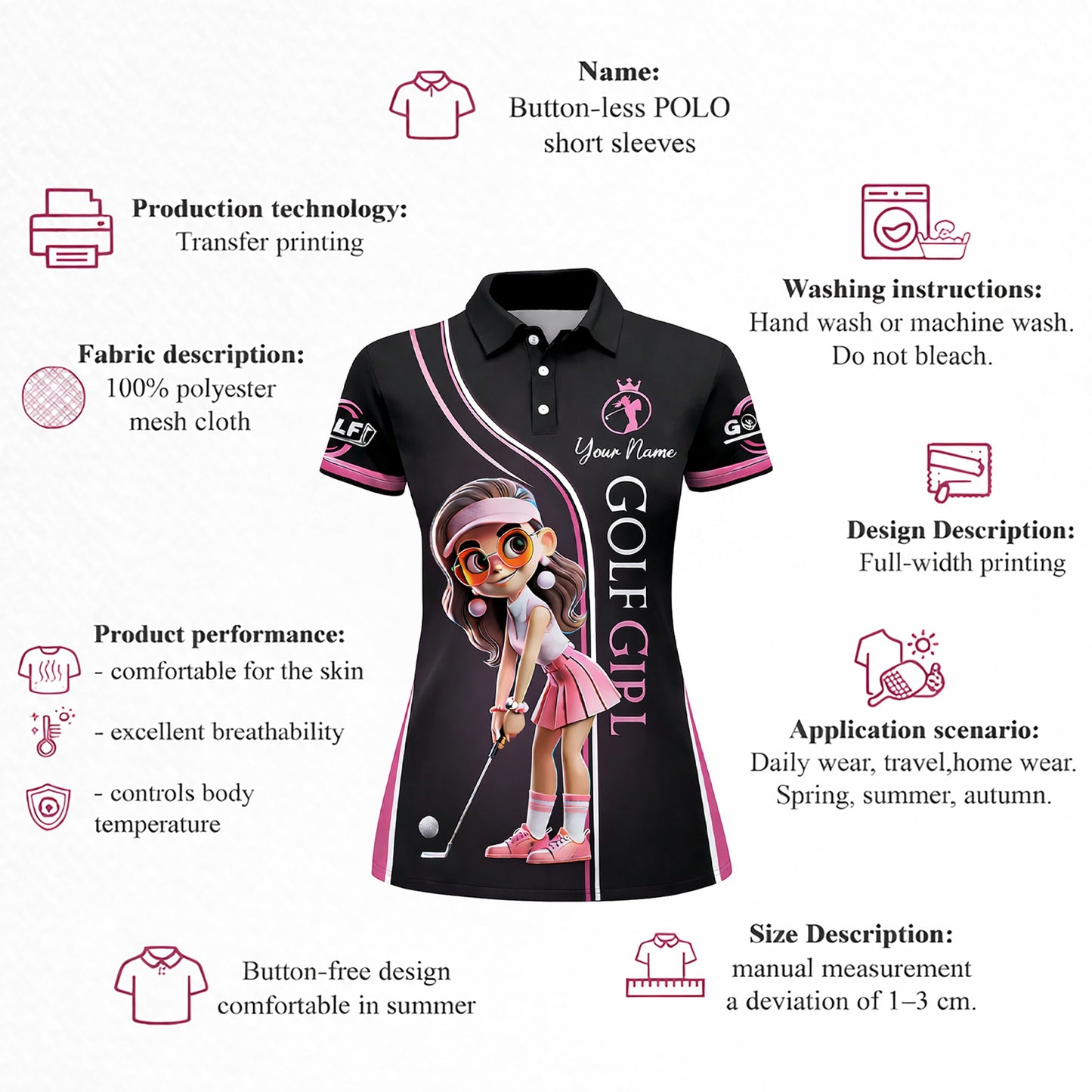 Funny Golf Girl Polo Shirt Personalized Name Women Golf Outfit Cute Golfer Shirt Gift Idea GIA26040301_4.jpg