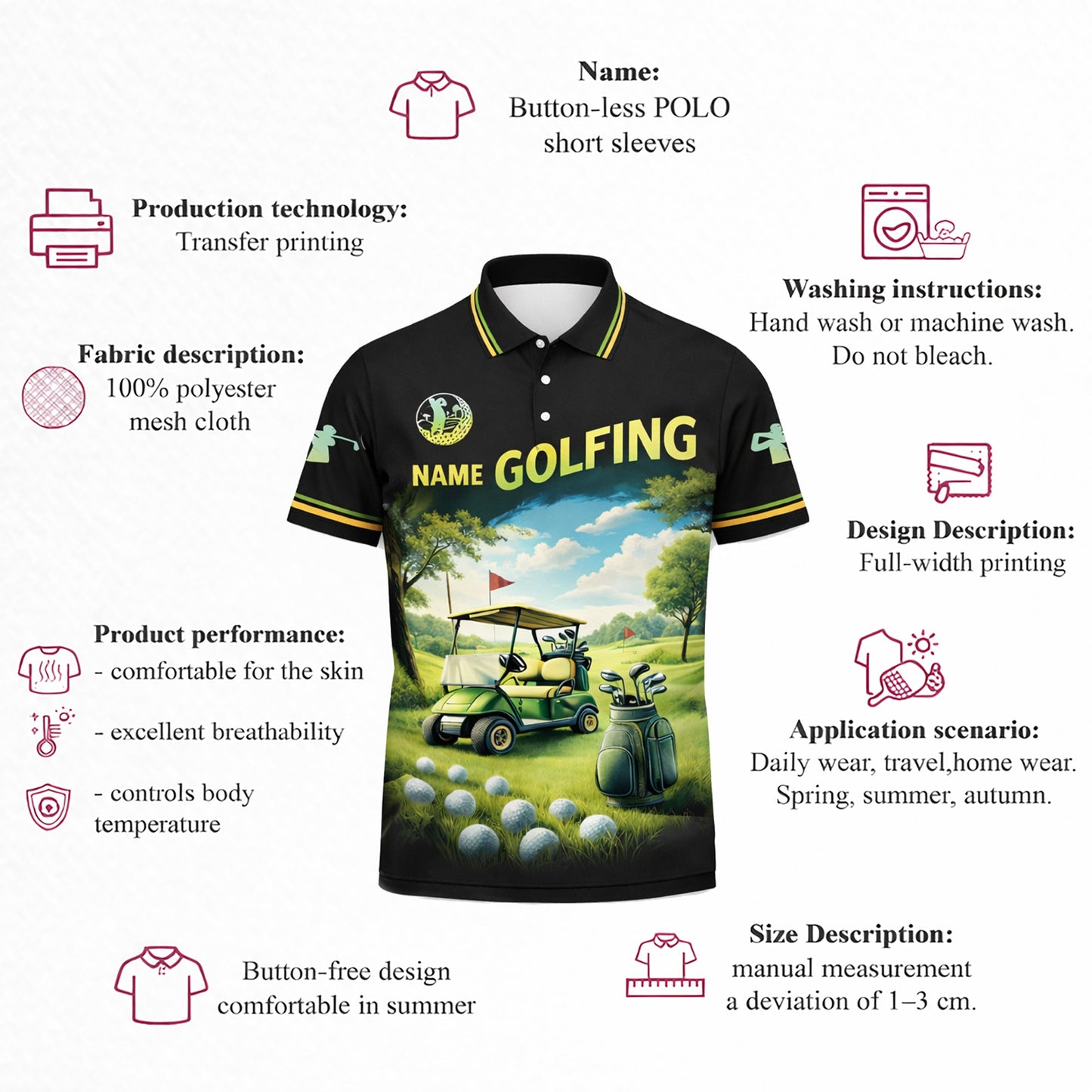 Funny Golf Polo Shirt Custom Name Golfer Shirt The Older I Get Golfing Humor Shirt Men Golf Gift GIA26040703_4.jpg