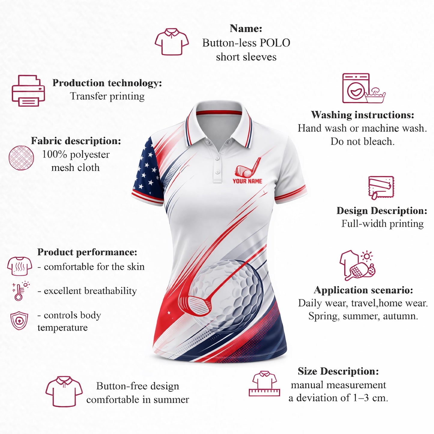 Custom Golf Polo Shirt USA Flag Design Women Patriotic Golf Shirt Team Name Performance Polo GIA26040906_4.jpg