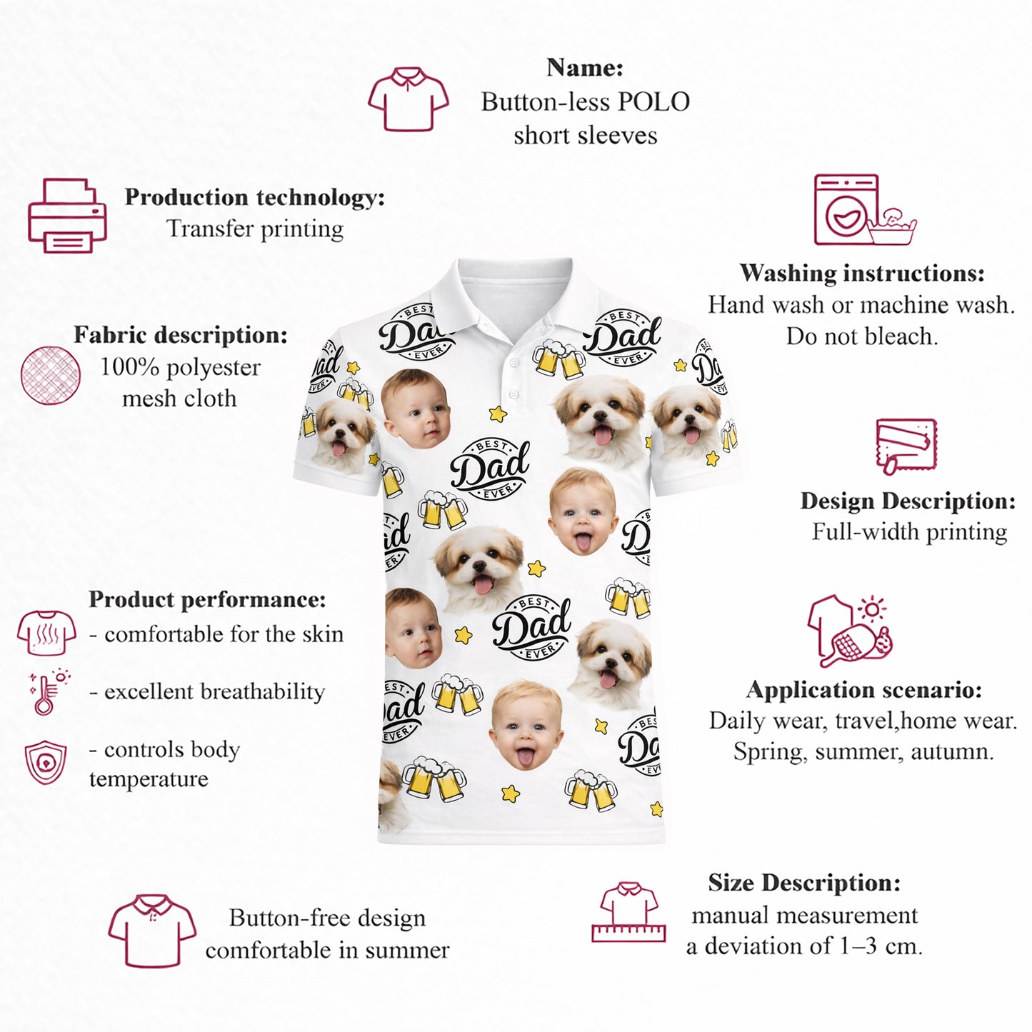 Best Dad Ever Custom Photo Polo Shirt Baby Dog Beer GIA26041503_4.jpg