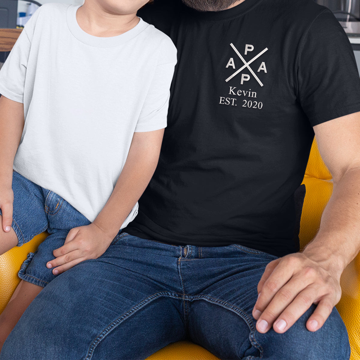 Papa Embroidery Shirt - Gift for Father Papa-Embroidery-Shirt---1.jpg