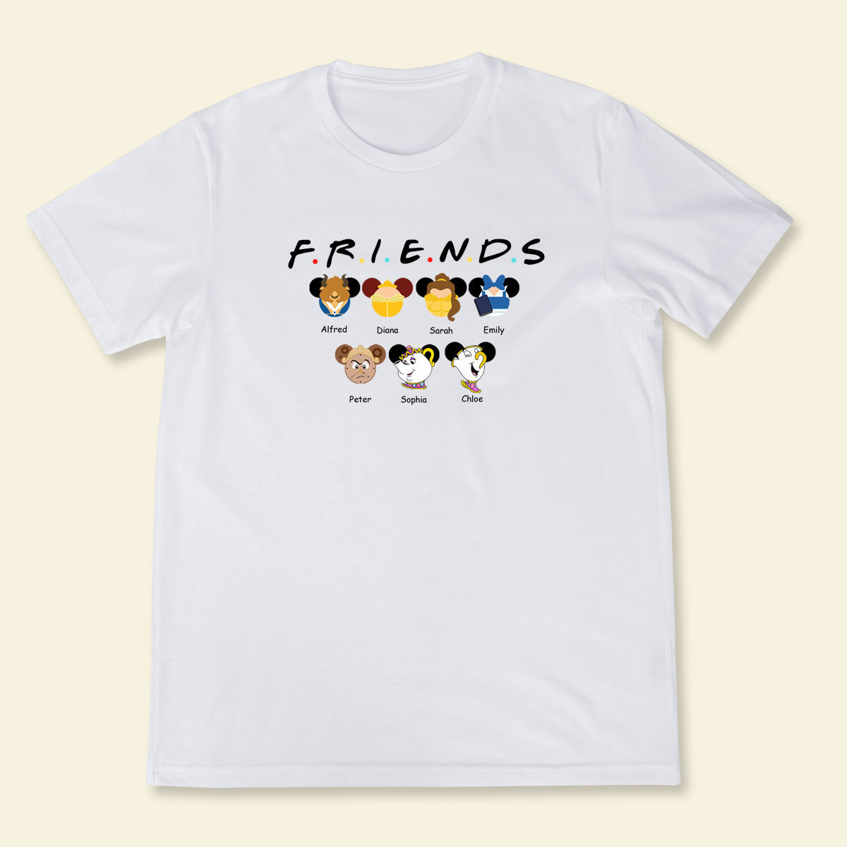Beauty And The Beast Mouse Ears - Personalized Apparel - Gift For Friends, Bestie, Sister T-shirt_a705b1f5-381f-4991-b558-6a024f328731.jpg