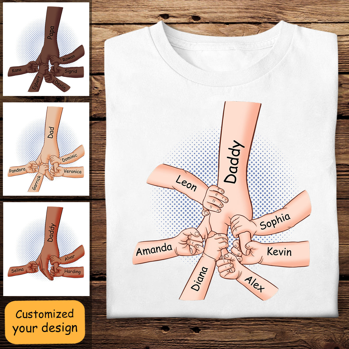 We Are Always By Your Side - Personalized Apparel - Gift For Father, Daddy, Grandpa, Father's Day WeAreAlwaysByYourSide-1.jpg