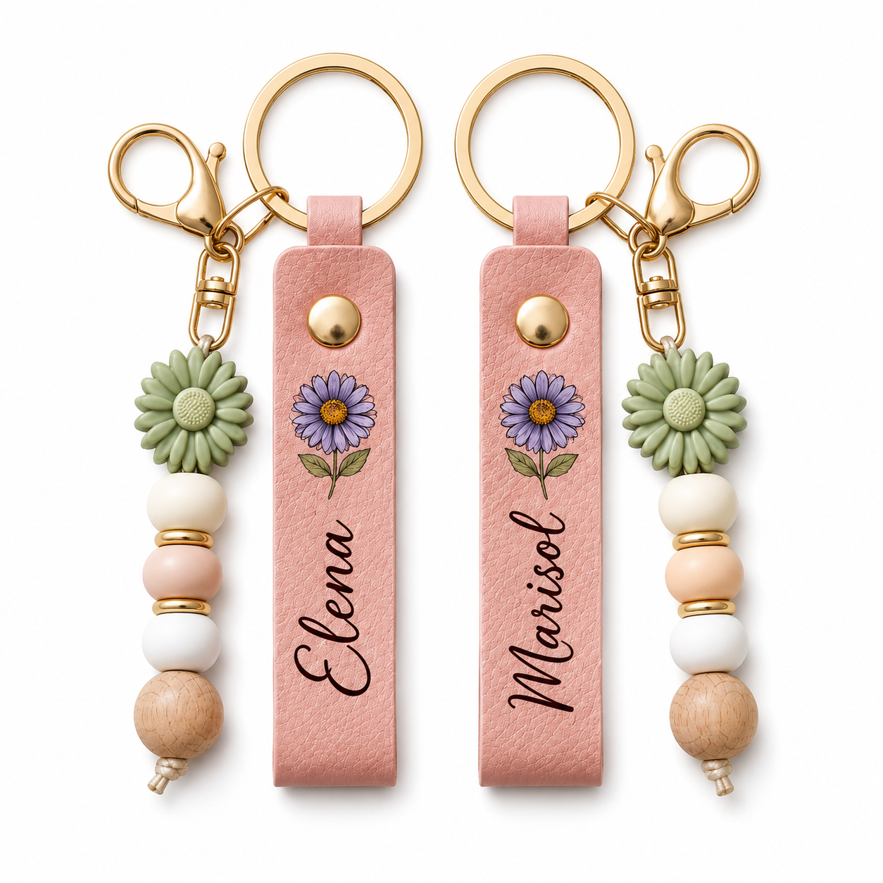 Custom Birth Flower & Name For Friends, Coworkers, Daughter, Self Gift - Personalized Beaded Keychain a3314d0b-314f-49ea-b91f-fca813c4dd14-moc-khoa.png