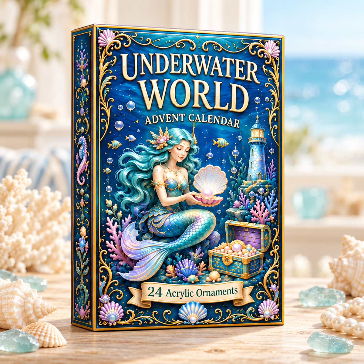 Mystic Underwater World Advent Calendar 2026 - 24-Day Festive Countdown, Acrylic Charms Blind Box - Gift For Ocean Lovers a5283b7f-06b9-41eb-aa6a-322af7c09fbf-underwater-box.png
