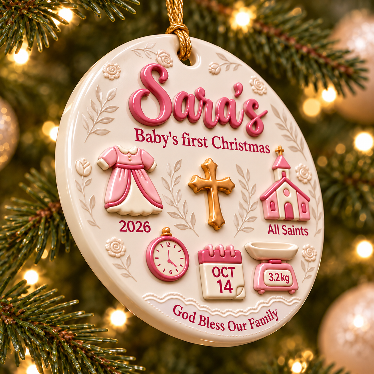 Baby First Christmas - Christening 3D Relief Ceramic Ornament, Baptism Keepsake - Real 3D Raised Ornament b35b648c-6173-4a48-943f-e95f60fa63eb-8f4f17c3-6e37-464c-9f18-5b8088e8c62f.png