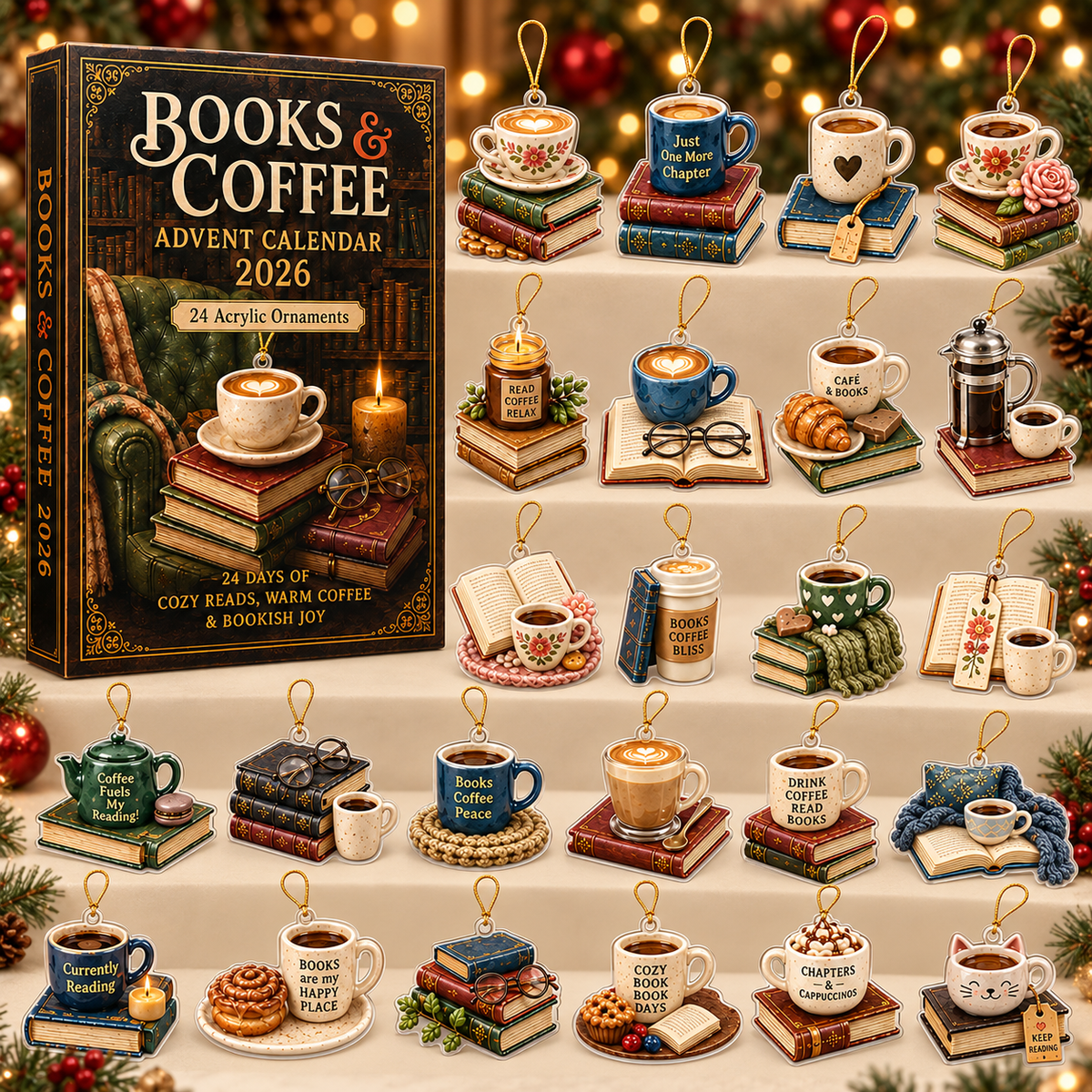 Book & Coffee Advent Calendar 2026 - 24-Day Festive Countdown, Acrylic Charms Blind Box - Gift For Reading Lovers bafff433-b68d-47be-a663-d1cf6ac270f6-book-box-charms.png