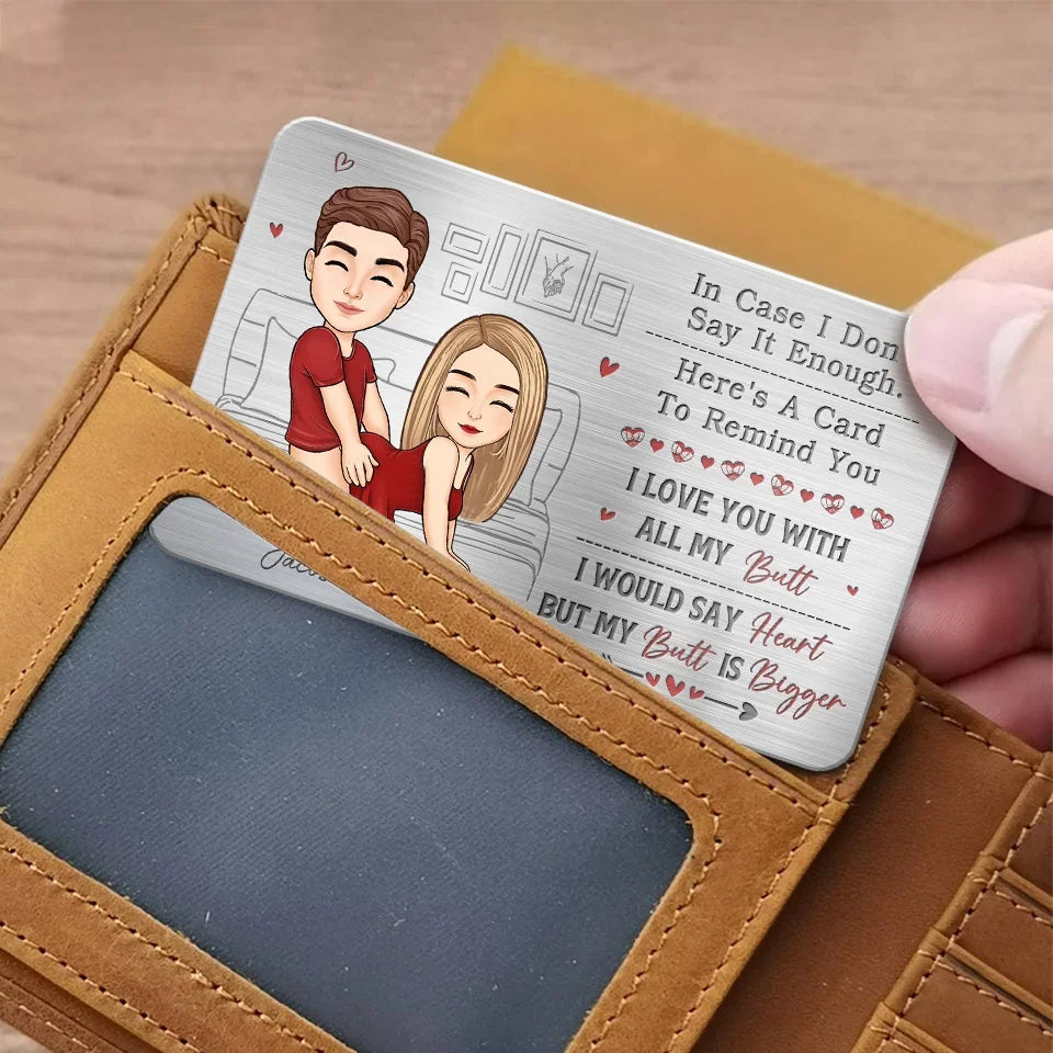 To My Husband I Love You With All My Heart - Personalized Wallet Card - Gift For Husband, Boyfriend, Anniversary Gift, Valentine's Day Gift banner-2_d9331569-a678-485c-8786-e0faebddf5c0.jpg