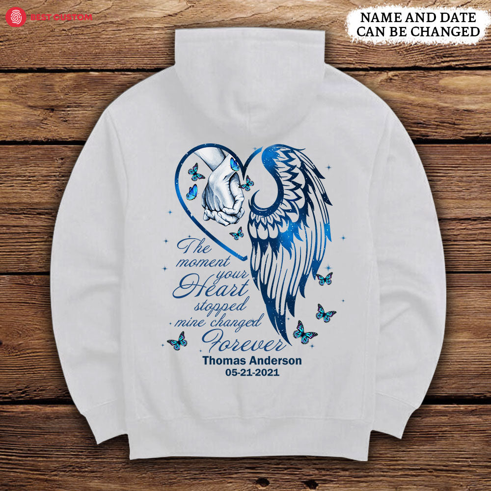 The Moment Your Heart Stopped Personalized Back Design Apparel Memorial banner-hoodie-fb_fc7ff88d-27b6-4cfd-abda-97a1c076ea35.jpg