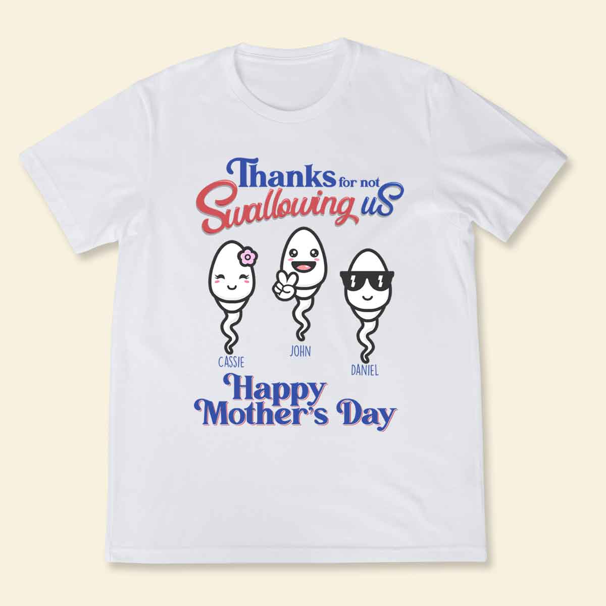 Thanks For Not Swallowing Us - Personalized Shirt - Mother's Day, Funny, Birthday Gift For Mom, Mother, Wife Apparel - Gift For Mom banner2nh_h_n_9bb1cc2a-5a57-4bc9-ba93-eb009d41120d.jpg