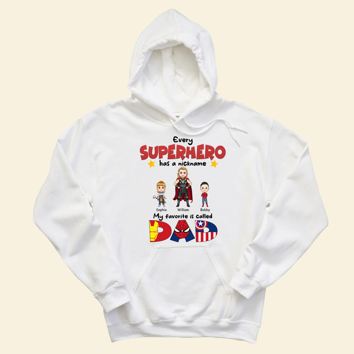 My Favorite Superhero Called Dad - Personalized Apparel - Gift For Father, Dad, Daddy, Loving Gift For Father's Day banner3_fdbd6bcd-0172-4af9-be12-682b131e5b99.jpg