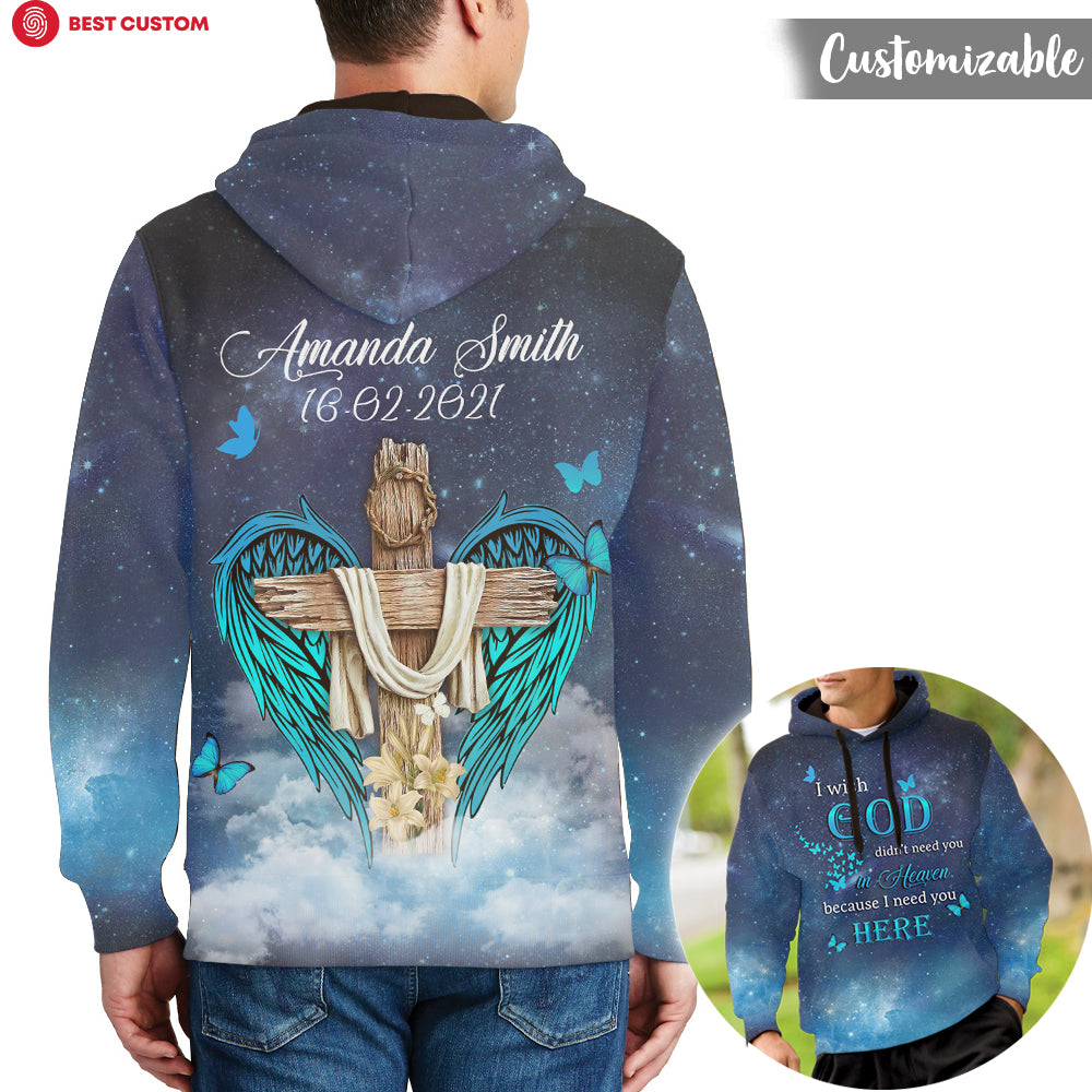 I Wish God Didn't Need You In Heaven - Personalized Photo 3D All Over Print Shirt - Memorial bannerHoodieFb_59603598-1f5c-489a-939c-5fc8e8e62cc6.jpg