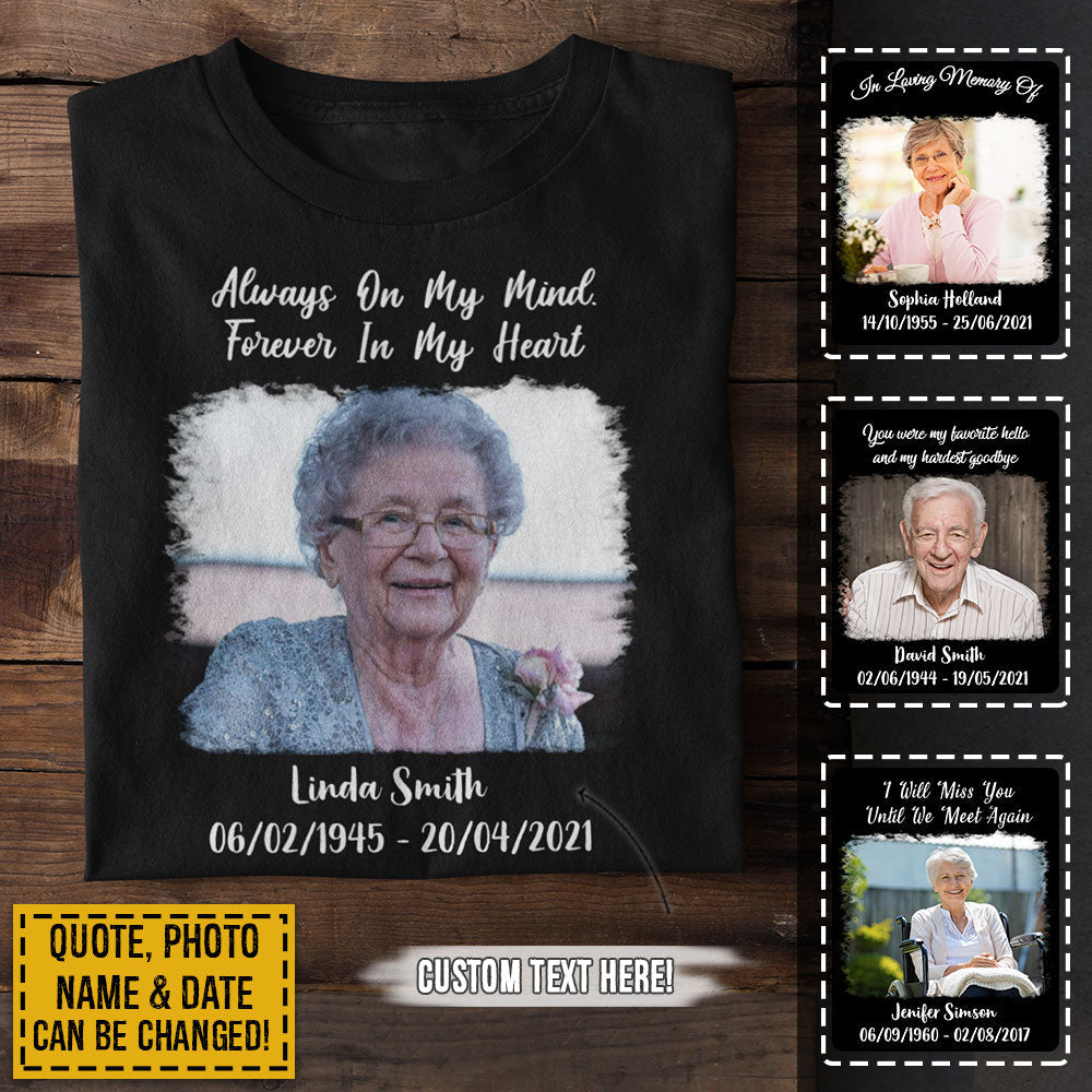 In Loving Memory Simple Love Forever & Always Photo Apparel Memorial banner_1314e029-79eb-4dec-9cbf-1bfa302a979f.jpg
