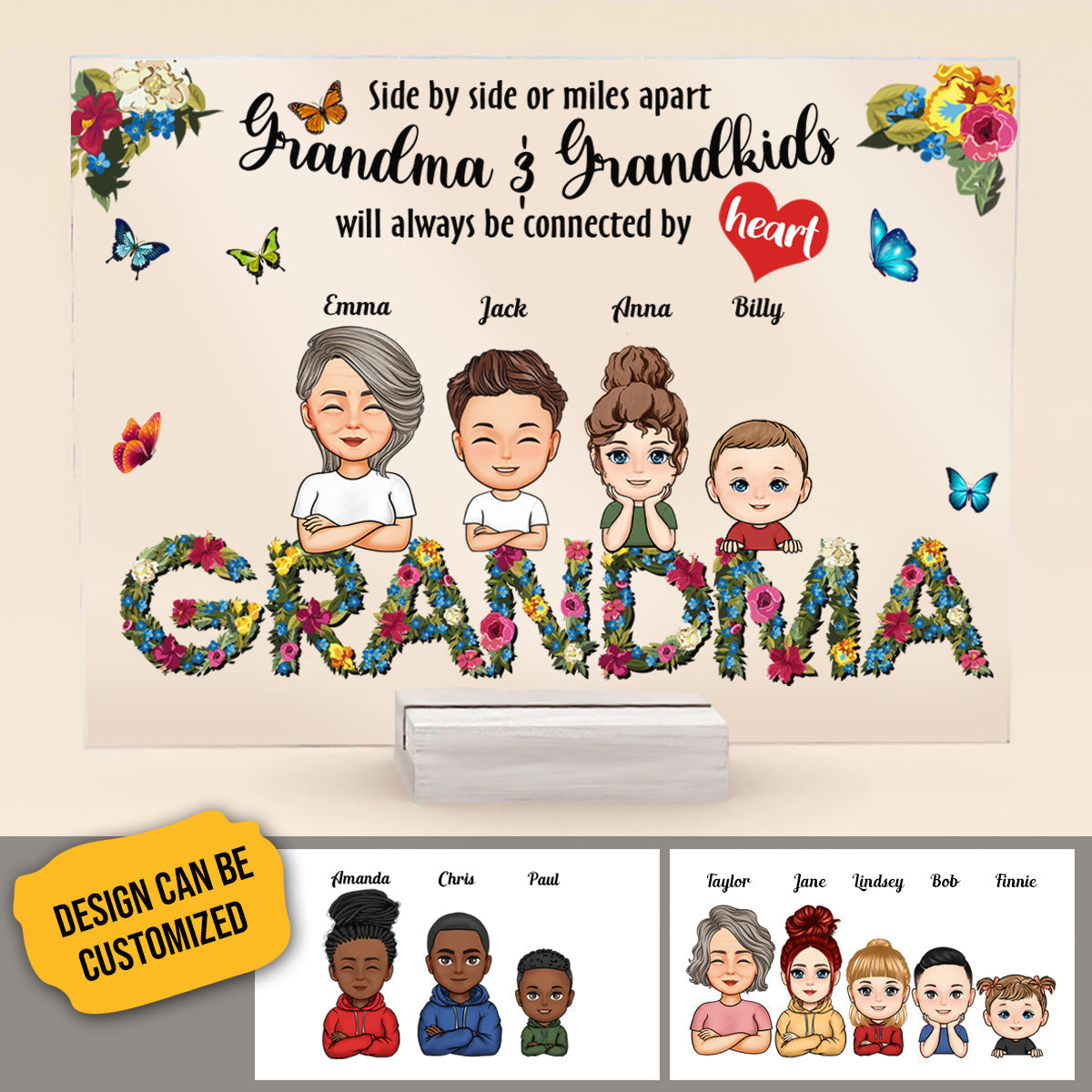 Grandma And Grandkids Will Always Be Connected By Heart - Personalized Acrylic Plaque - Birthday Mother's Day For Grandma Acrylic Plaque - Gift For Grandma banner_Grandma_And_Grandkids_Will_Always_Be_Connected_By_Heart_-_Personalized_Acrylic_ef5e71df-1e63-462e-82d1-00e5d1077a0d.jpg