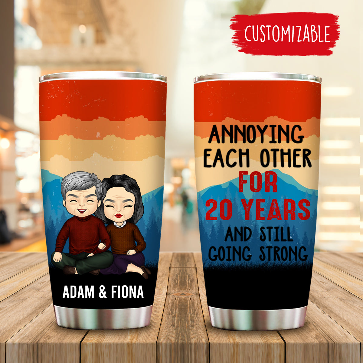 Annoying Each Other For Many Years And Still Going Strong Personalized Tumber Gift For Couple bannertumbler-goingstrong-fb.jpg
