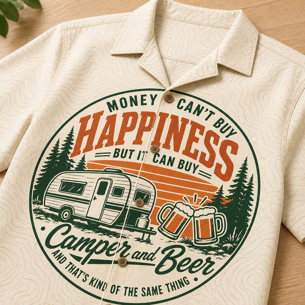 Camper & Beer Happiness Hawaiian Shirt - Hawaiian Shirt - AOP c9a544ce-3e9f-4847-a703-d2d760fd542c.jpg