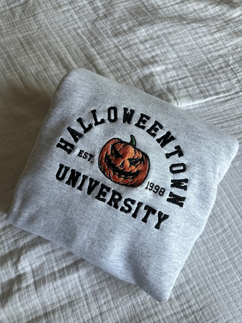 Halloweentown University Embroidered Sweatshirt | Fall Sweater | Halloweentown Crewneck | Halloween Sweatshirt | Halloweentown University il_794xN.5172157349_ewzt.jpg