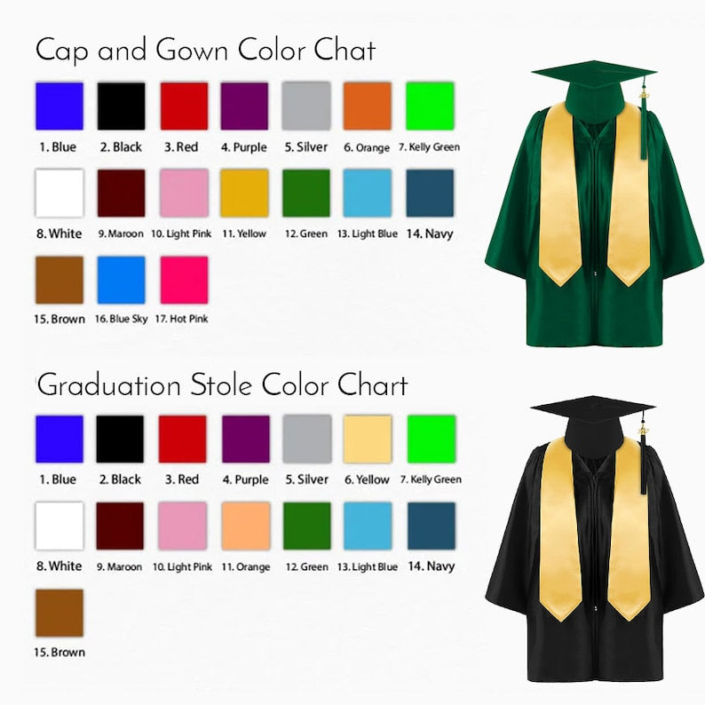 Graduation Ornaments, Personalized Graduation Gown Flat Ornament, Graduation Keepsake, Gifts for Graduate Him Her Friends il_794xN.5406607111_1316.jpg