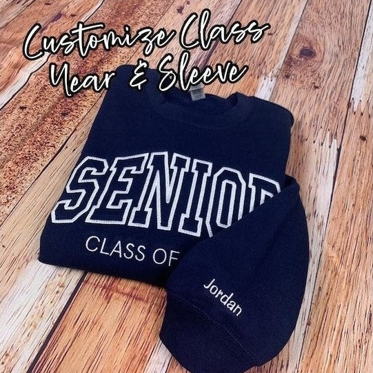Embroidered Senior Sweatshirt, Customized Grad Gift, Crewneck Sweatshirt for Graduation, Class of 2025, Personalized Senior Gift il_794xN.5843960612_altp.jpg?v=1743397416