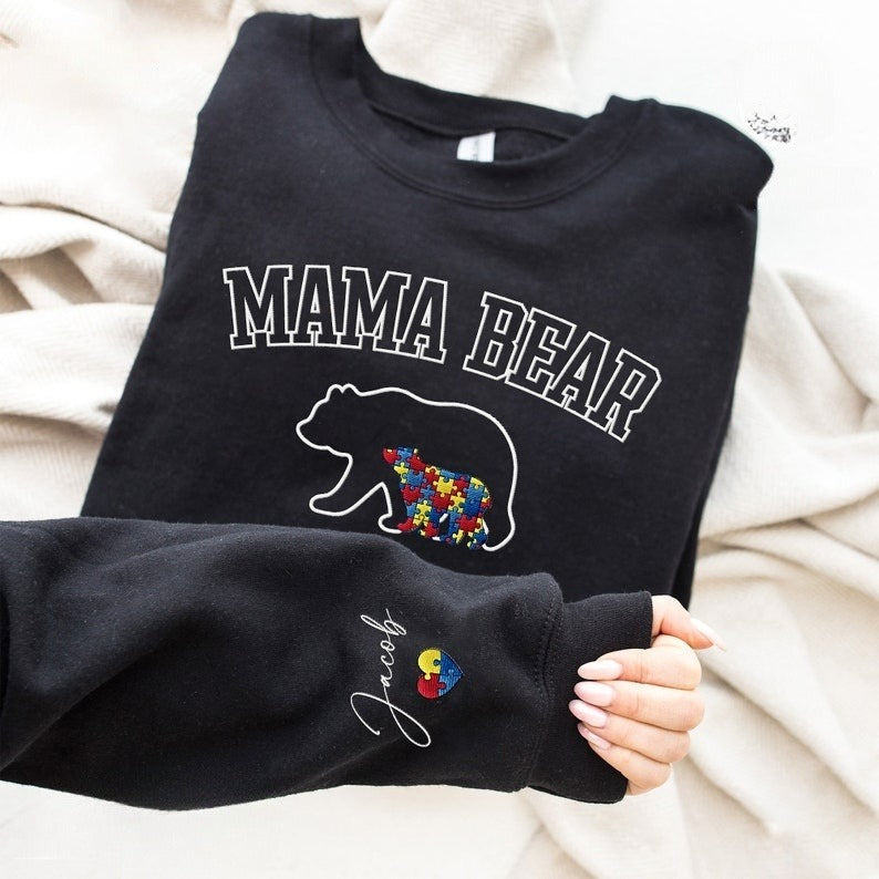 Custom Autism Mama Bear Embroidered Sweatshirt, Neurodiversity Awareness Outfit Mothers Day Gift Ideas for Mommy il_794xN.5875588319_bg7n_1.jpg