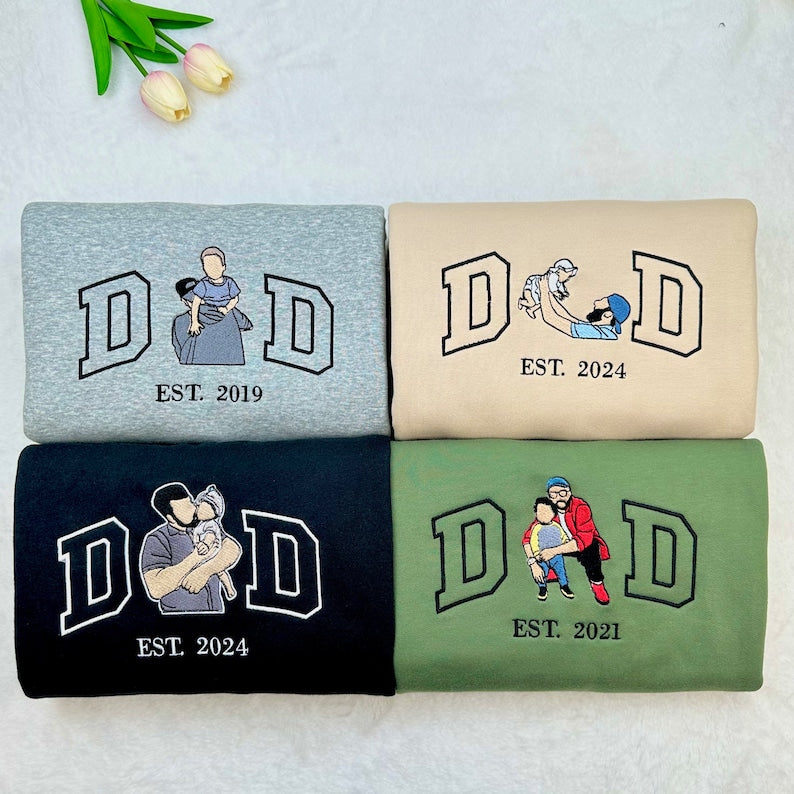 Custom Dad shirt, Embroidered dad shirt, Embroidery Photo, custom embroidered shirt, custom photo shirt,custom picture il_794xN.5973985554_pu9j.jpg