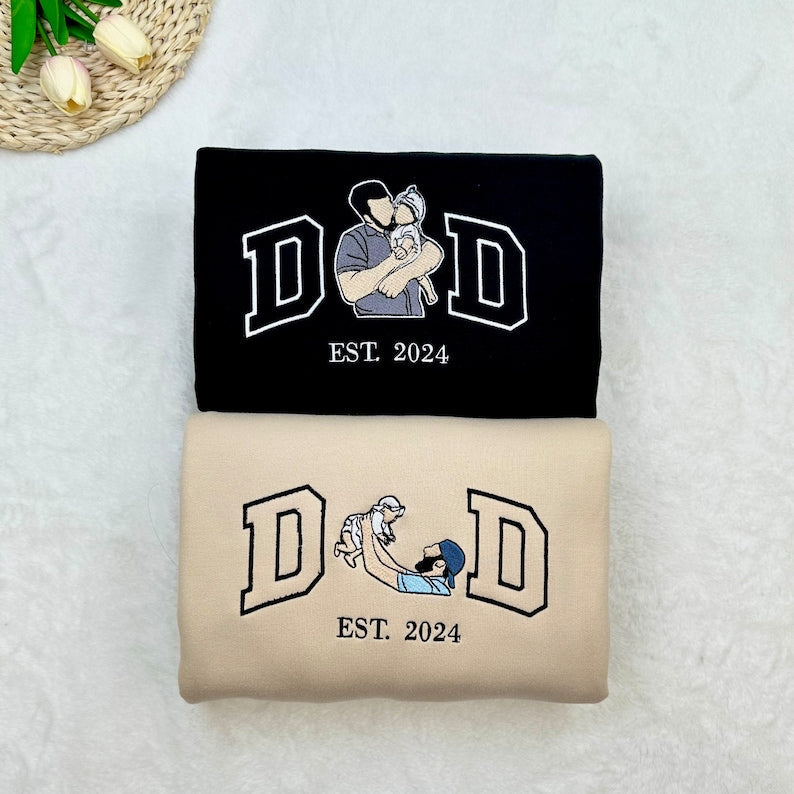 Custom Dad shirt, Embroidered dad shirt, Embroidery Photo, custom embroidered shirt, custom photo shirt,custom picture il_794xN.6022147589_ogqp.jpg