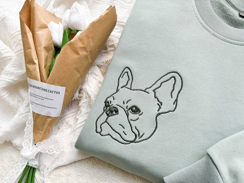 Custom Embroidered Pet Sweatshirts with Pet Photo and Name,Custom Embroidered Dog Hoodie,Embroidered Pet Portrait,Gift for Dog Dad/Mom il_794xN.6058484792_trif.jpg