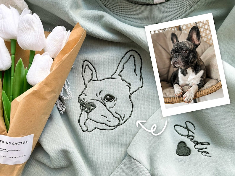 Custom Embroidered Pet Sweatshirts with Pet Photo and Name,Custom Embroidered Dog Hoodie,Embroidered Pet Portrait,Gift for Dog Dad/Mom il_794xN.6058484796_dful.jpg