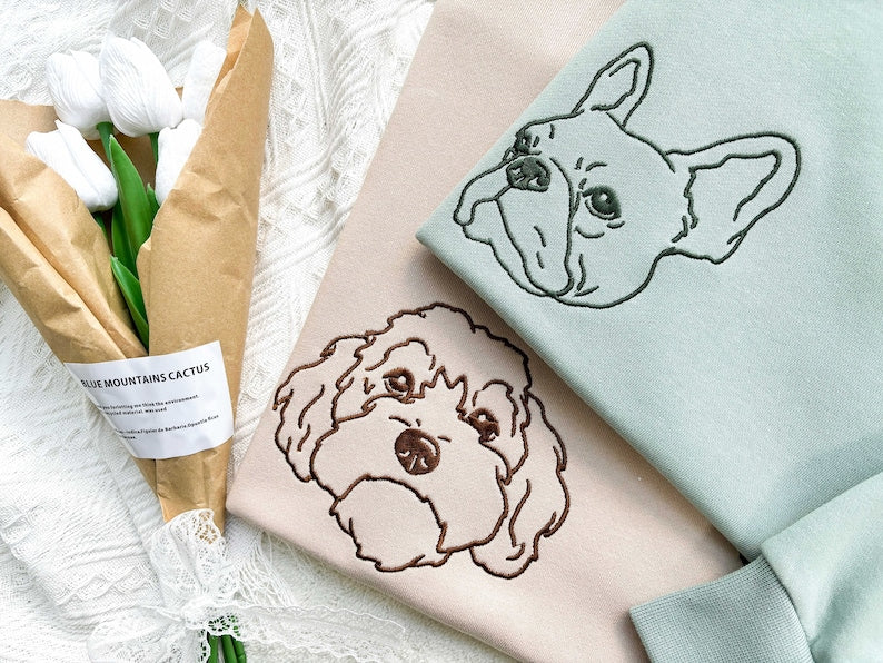 Custom Embroidered Pet Sweatshirts with Pet Photo and Name,Custom Embroidered Dog Hoodie,Embroidered Pet Portrait,Gift for Dog Dad/Mom il_794xN.6106547841_pm6k.jpg